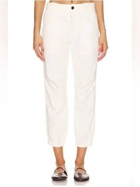 $248 NWT Citizens Of Humanity “Agny” Utility Trousers in Soft White Sz 27